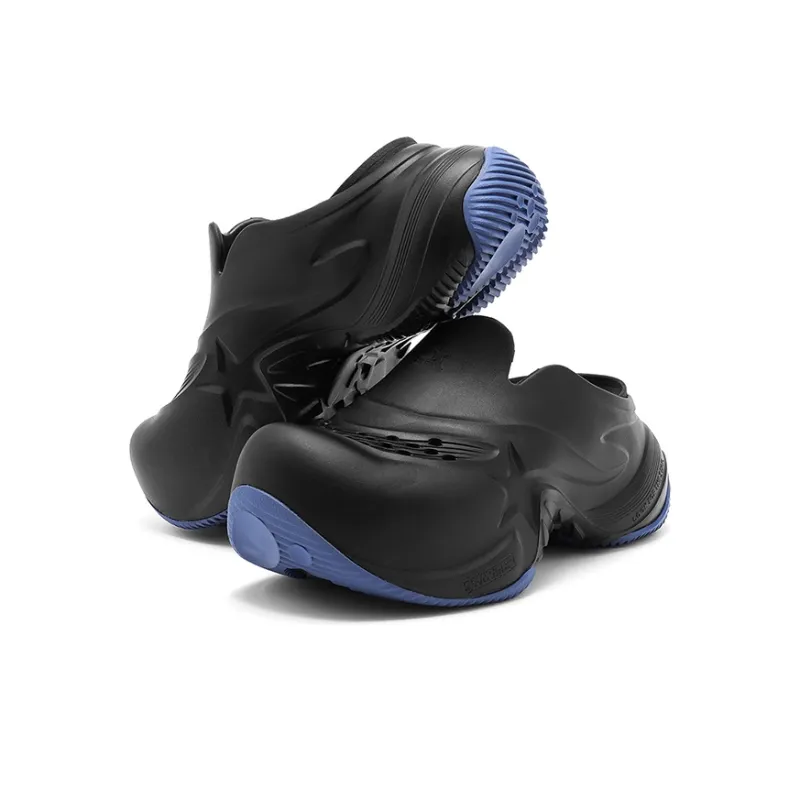 STARTER Slip Resistant Wrap toe Slippers Men's Black-3
