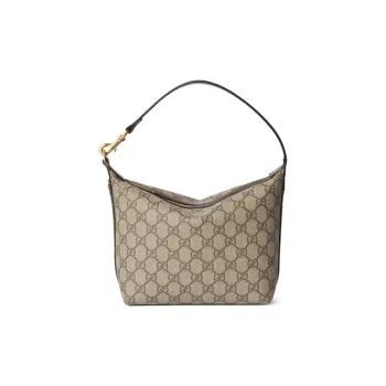 GUCCI Ophidia Supreme Canvas Handbag Shoulder Bag Women's Brown