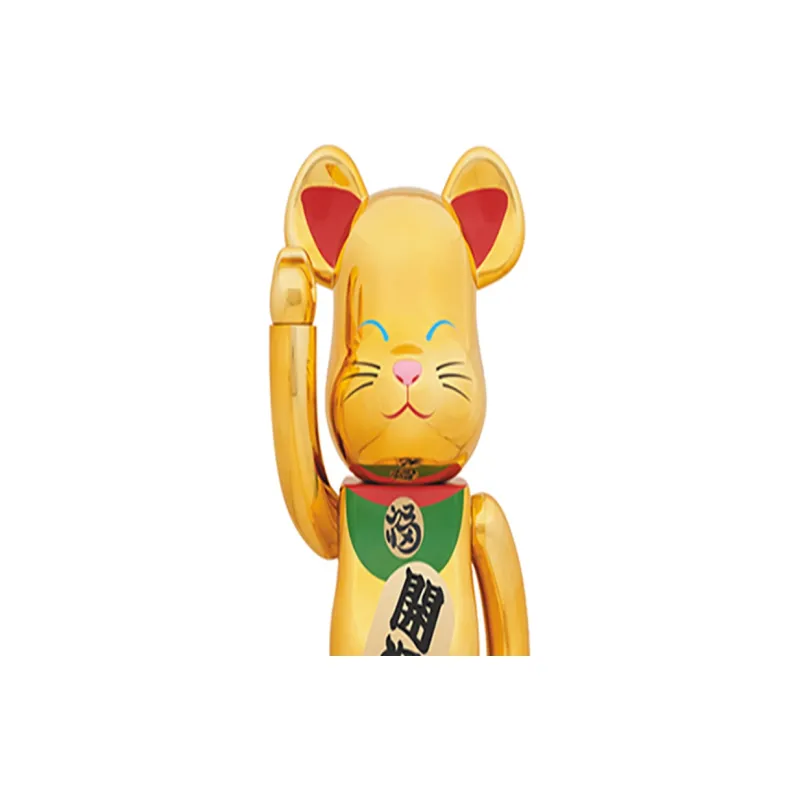 BE@RBRICK Beckoning Cat Gold-2