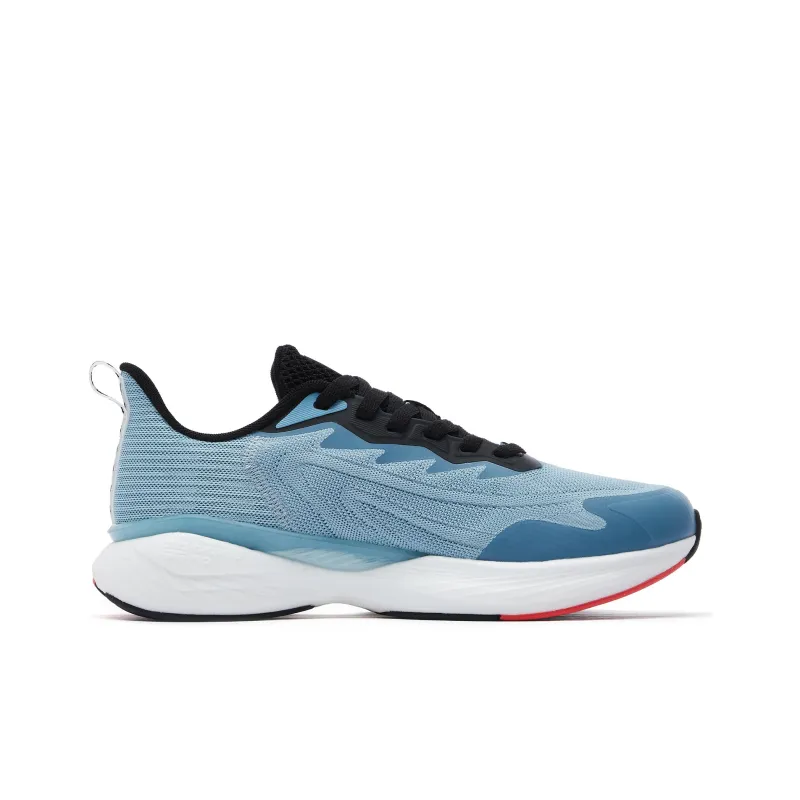 QIAODAN Flying Shadow Team1.0 Anti Slip Wear Resistant Low Top Long Distance Running Shoes Men's Blue Black-1