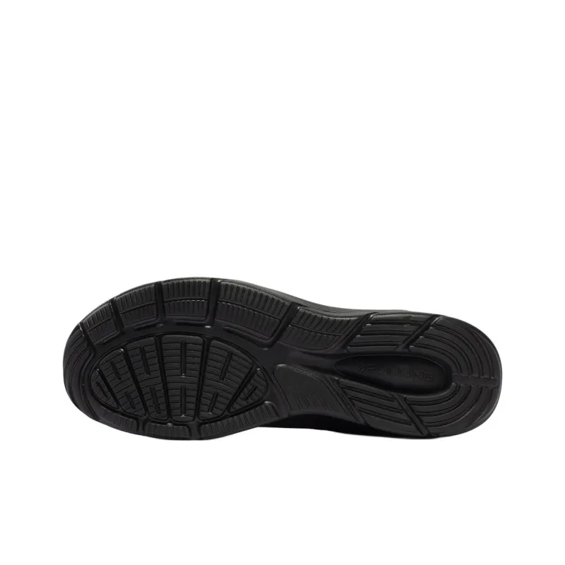 361° Cushioning Wear-Resistant Low-Top Casual Running Shoes Men's Obsidian Black-5