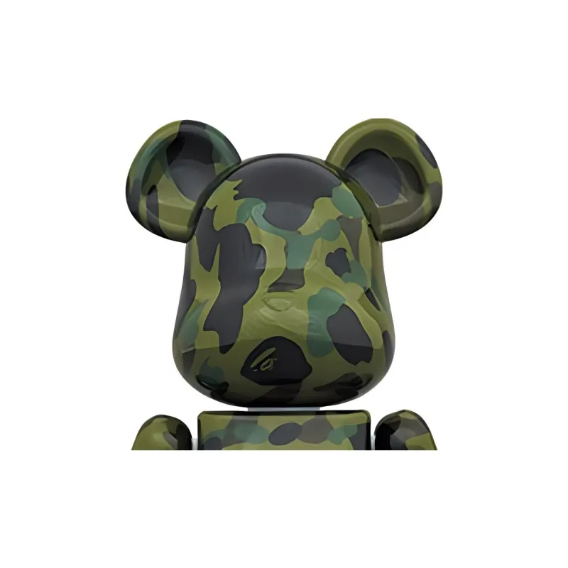 Bearbrick X Bape 1st Camo Chogokin Green-2