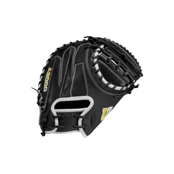Wilson Baseball Gloves Hitting Gloves Top Grain Cow Leather Unisex Black