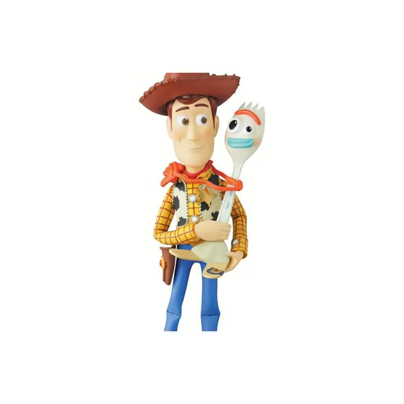 Medicom Toy Udf Toy Story 4 Woody And Forky Ultra Detail Figure-1