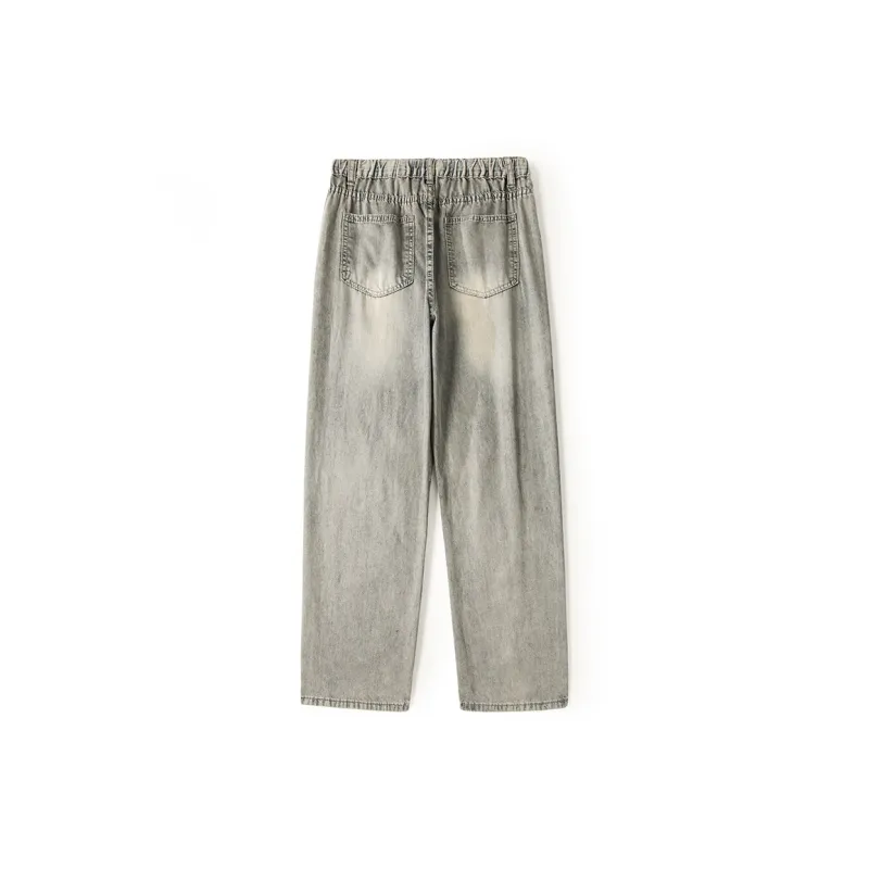 FONDLOOK Jeans Unisex Yellow Mud-2