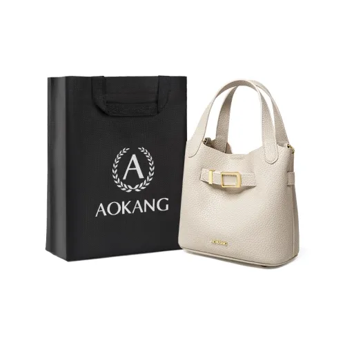 AOKANG Split Cow Leather With Synthetic Leather One Shoulder Handbag Women's