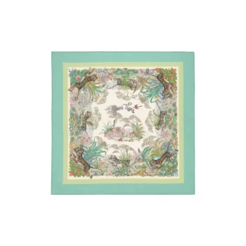 GUCCI Cotton Knit Scarves Kids' Green