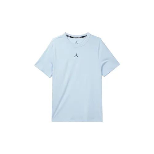 Jordan T-Shirts Men Sky Blue/Black Slate