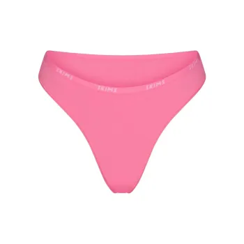 SKIMS COTTON LOGO HIGH LEG BIKINI Underpants Women's 1 Pack SUGAR PINK/Sugar Pink