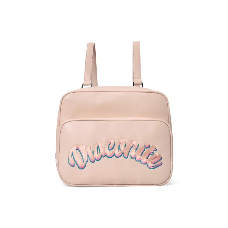 DRACONITE PU Backpack For Students And Kids Trumpets Women's Pink-1
