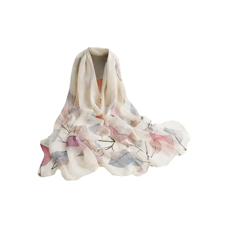 Hang Silk Road 100% Mulberry Silk Silk Scarves Women's-4