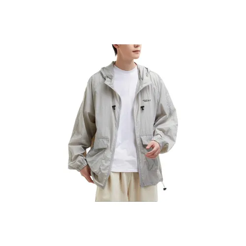 361° Trench Coats Men Lighthouse Gray