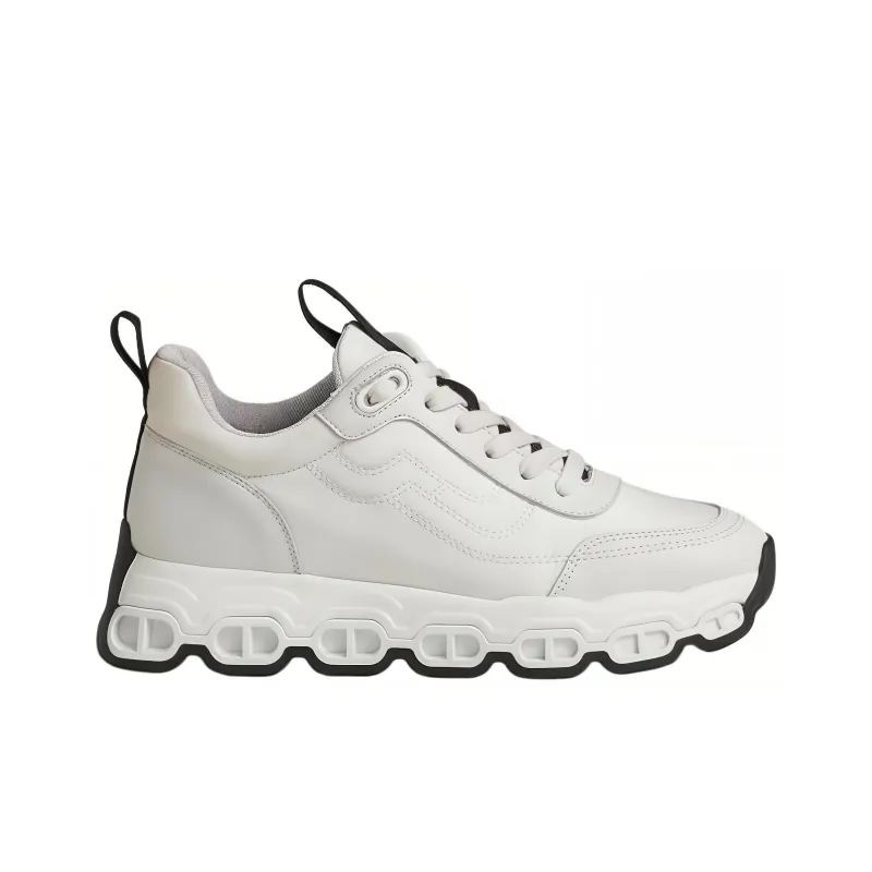 HERMES Chaine D'Ancre Impulse Low-Top Casual Shoes Women's White-1