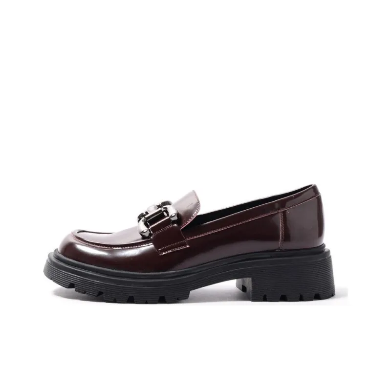 STEVE MADDEN Loafers 4.3cm Women's Burgundy-0