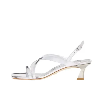 Stuart Weitzman/SW Oasis One Strap Sandals 5cm Women's Silver
