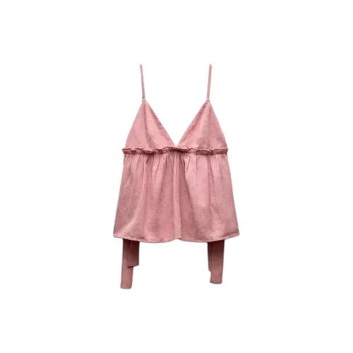 ZARA Camisoles Women's Pink