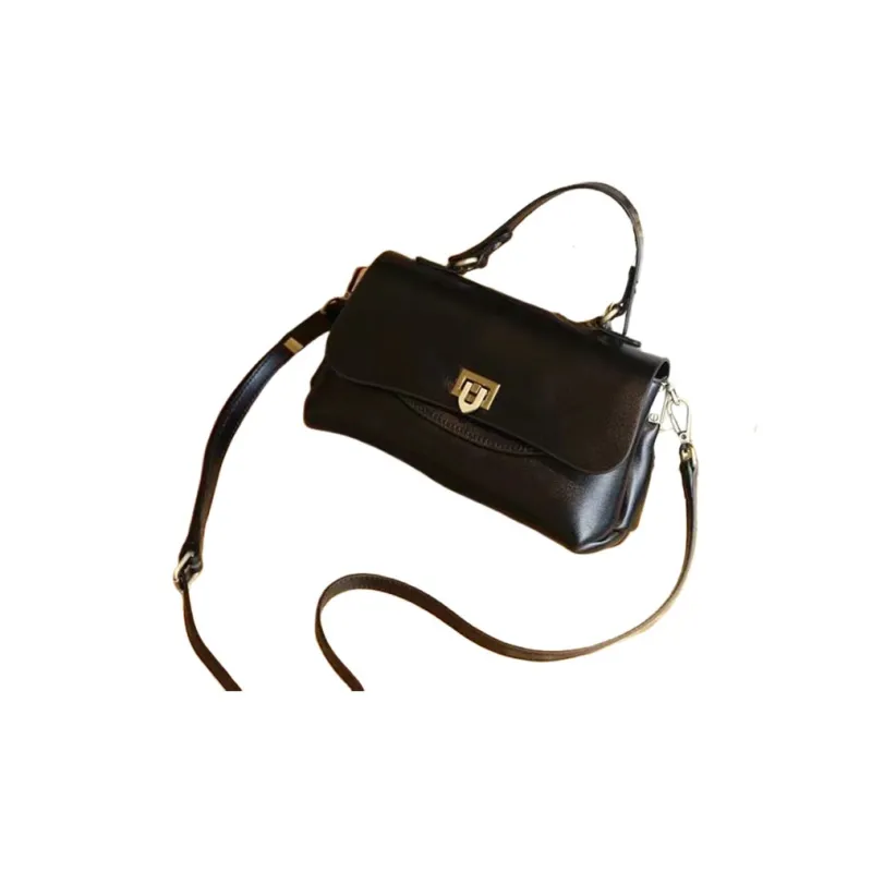 TTaG．baG Top Grain Cow Leather Shoulder Bags Handbags Women's-10