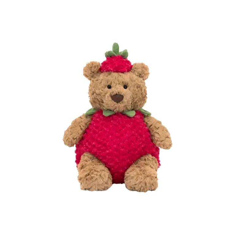 JELLYCAT Bartholomew Bear Strawberry Stuffed Animal-1