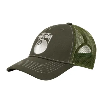 Stussy Low Pro Trucker 8 Ball Snapback