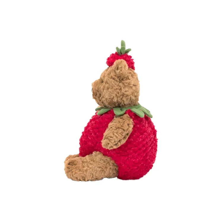 JELLYCAT Bartholomew Bear Strawberry Stuffed Animal-3