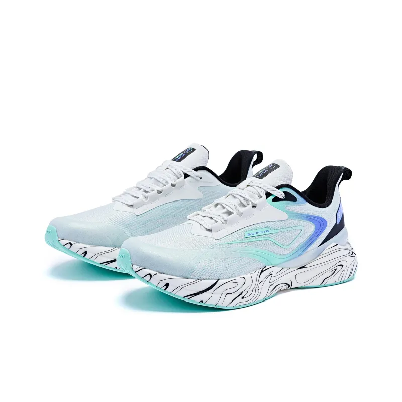 QIAODAN Swift 3.0 Cushioning Waterproof Low Top Running Shoes Men's White-2