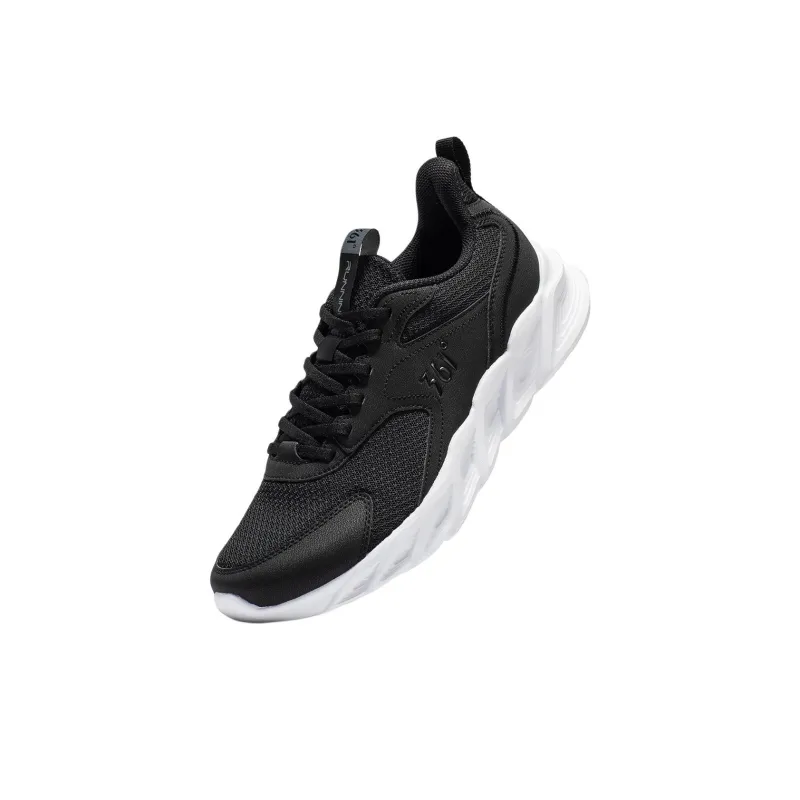 361° Cushioning Wear-Resistant Low-Top Casual Running Shoes Men's Black-3
