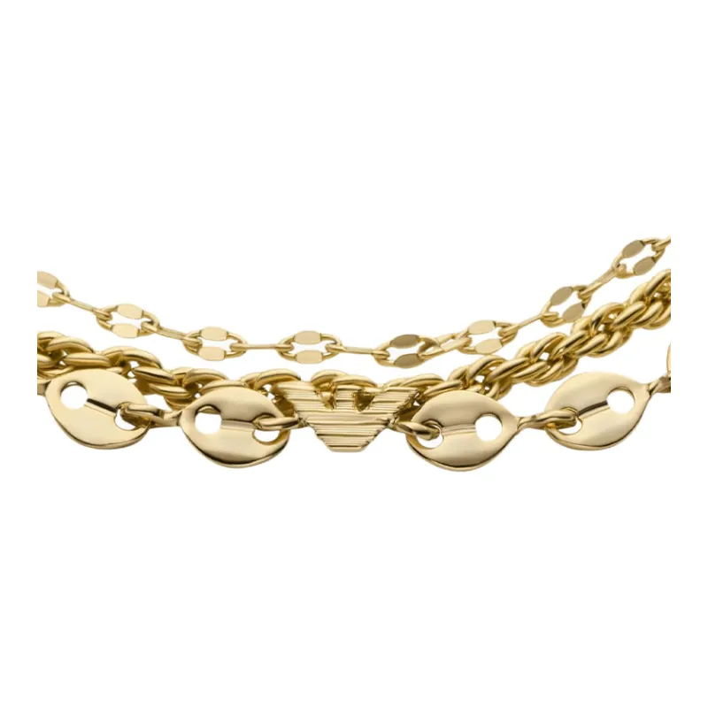 EMPORIO ARMANI Copper Alloy Bracelets Women's Gold-1