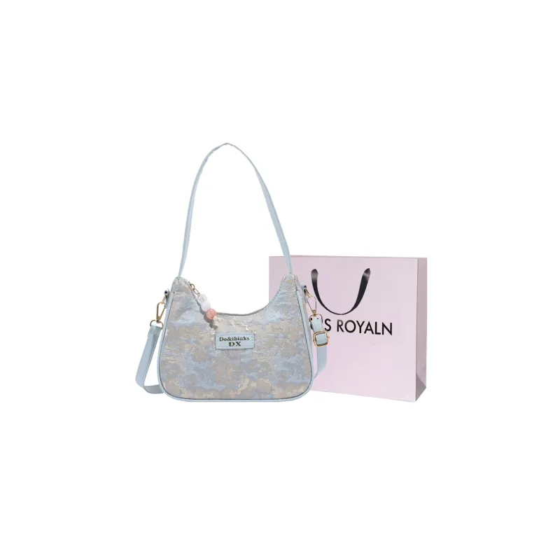 LOUIS ROYALN Artificial Leather Shoulder Bag, Crossbody Bag Regular Women's Purple/Pink/Blue-3