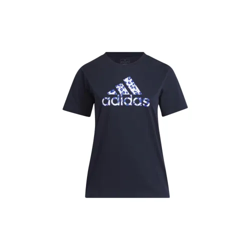 Adidas Sportswear T-Shirts Women's Ink Blue