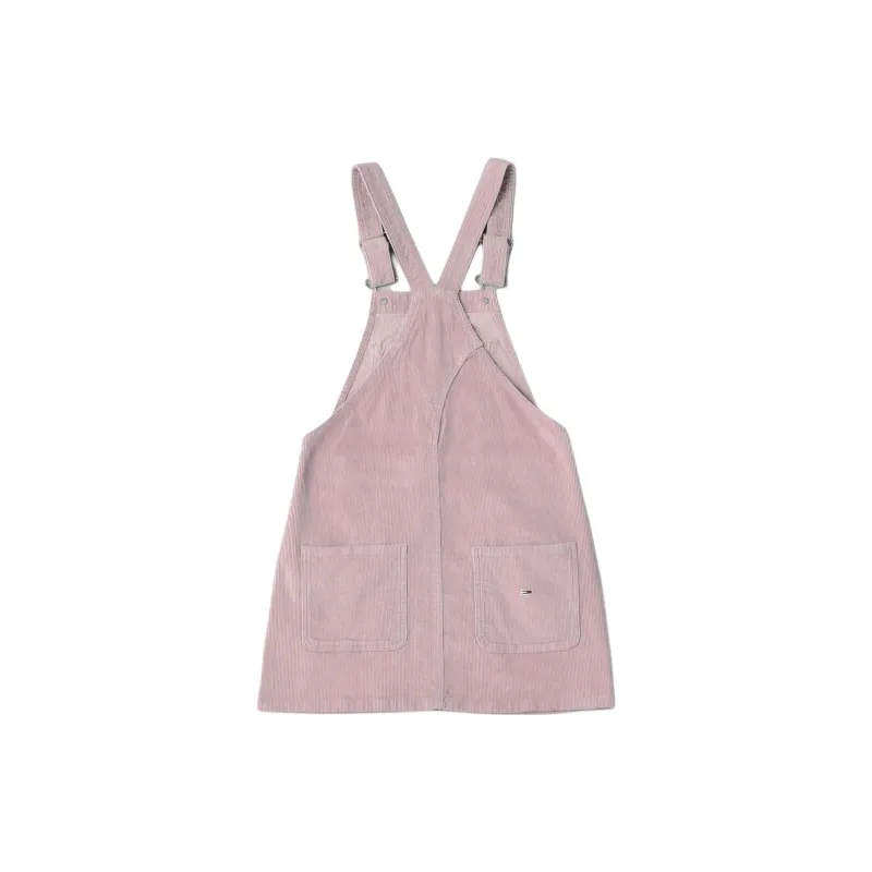 Tommy Hilfiger TJW WASH CORD DUNGAREE DRESS E Sleeveless Dress Women's Purple-1