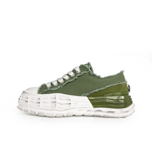 Lilbetter Canvas Shoes Men Low-Top Green