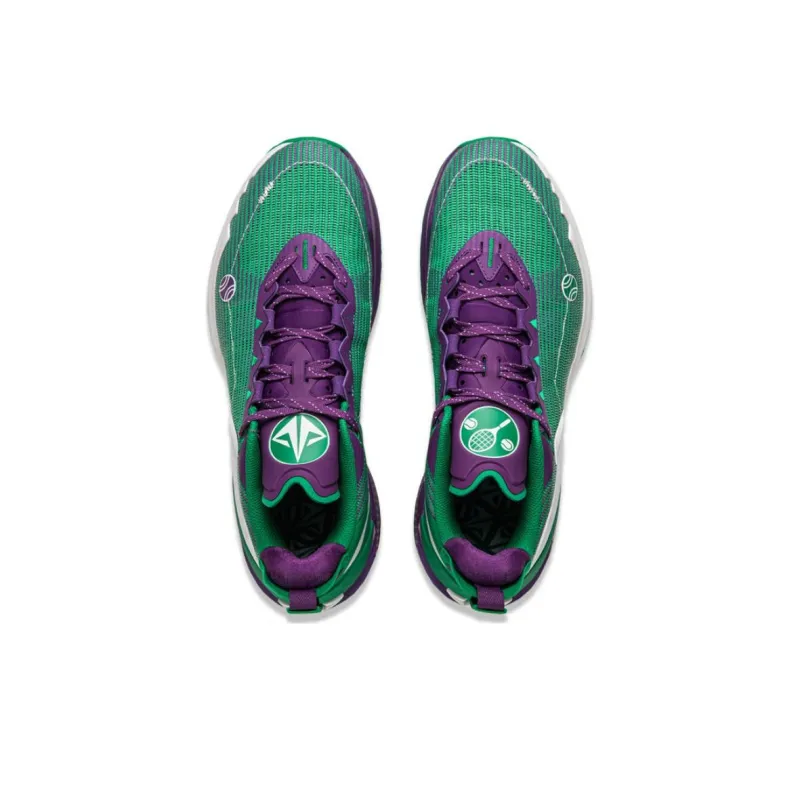 LINING JB2 Basketball Shoes Men Low Top Green White-4
