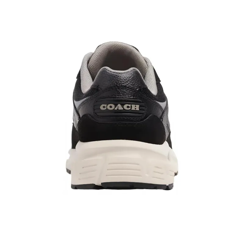 COACH Low Top Casual Shoes Men's Black-3