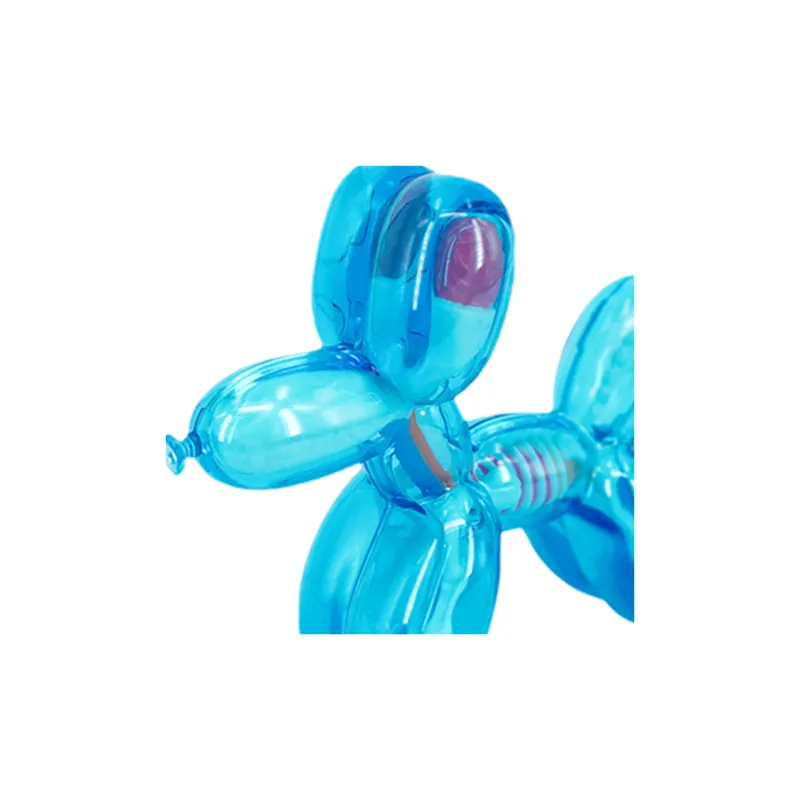 Mighty Jax Balloon Dog Funny Anatomy Balloon Dog Red Transparent/Blue Transparent Trendy Figures 11cm-3