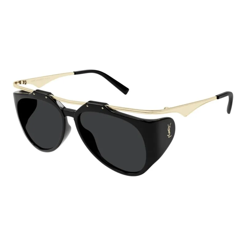 SAINT LAURENT Aviator Sunglasses Men's Black-0
