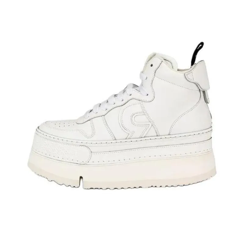 R13 Riot High-Top Skateboard Shoes Women's White-0