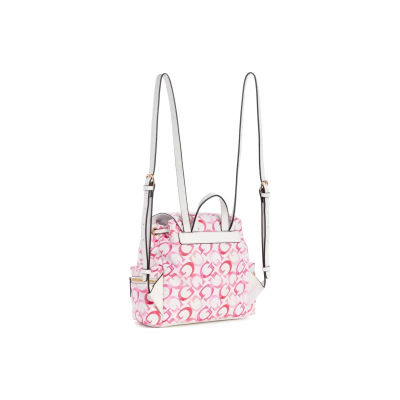 GUESS Faux Leather Backpack Regular Women's Pink-1