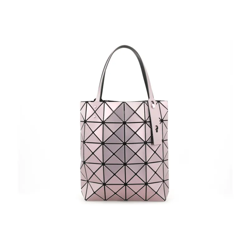 ISSEY MIYAKE Lucent Boxy Polyvinyl Chloride Resin Tote Bag Shopping Bag Shoulder Bag Handbag Women's Pink-1