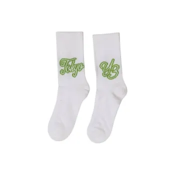 Y-3 Mid-Calf Socks Men's 1 Pack White