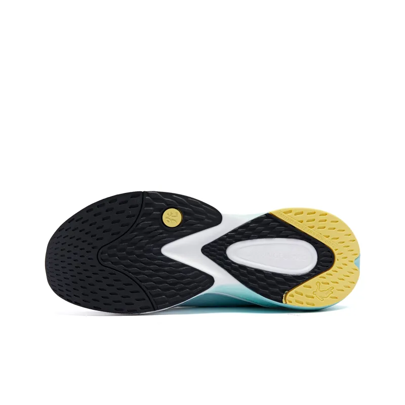 QIAODAN Streamer 4.0 Low Top Running Shoes Men's Gray Cyan-4