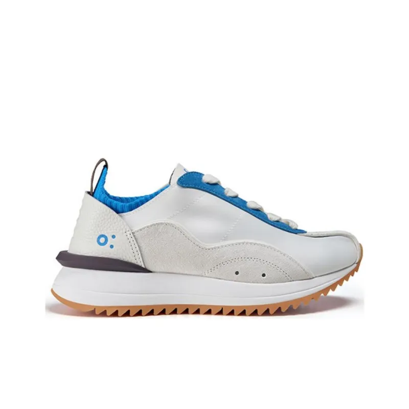 FAJO Ice Cream Silk Shoes Lightweight And Breathable Casual Shoes Unisex Mismatched Blue Brown-2