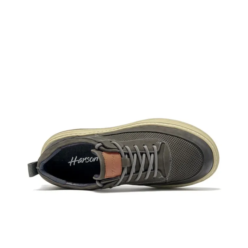 HARSON Skateboard Shoes Men's Dark Gray-14