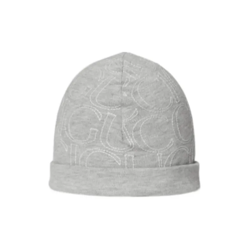 GUCCI Logo Embroidered Turn Up Brim Beanie-1