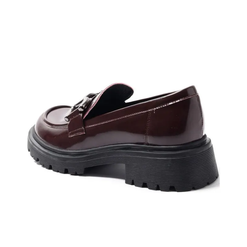 STEVE MADDEN Loafers 4.3cm Women's Burgundy-4