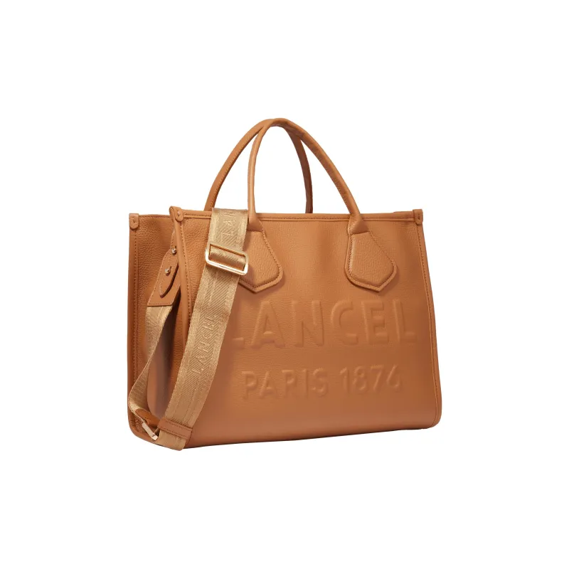 LANCEL Medium Jour De LANCEL Leather Tote Bag-1