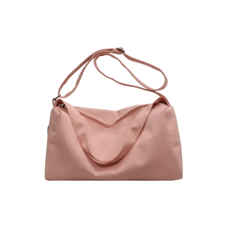 Elsvet Fabric Crossbody Bag, Shoulder Bag, Travel Bag Regular Unisex Ecru/Black/Khaki/Pink-15