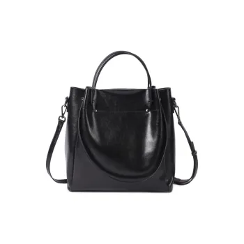 TTaG．baG Cow Leather Shoulder Bag Crossbody Bag Handbag Women's Black/Coffee/Brown/Blue/Red