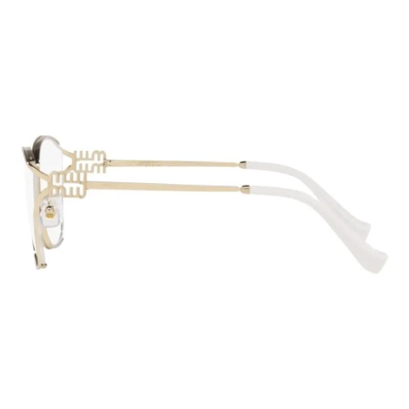 MIU MIU Metal Butterfly Eyeglass Frames Women's Gold-6
