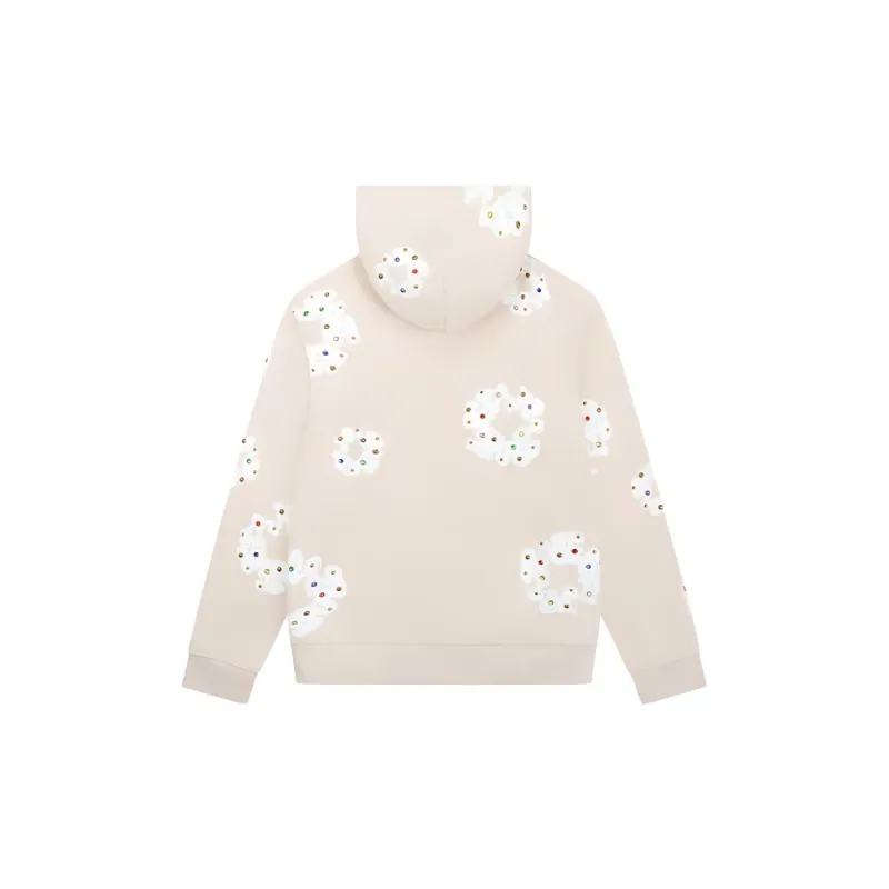 Denim Tears Rhinestone Cotton Wreath Zip Hoodie-1