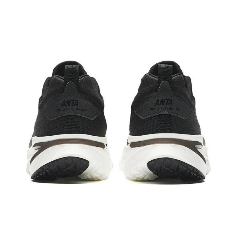 Anta Breathable Low Top Running Shoes Men's Black-2